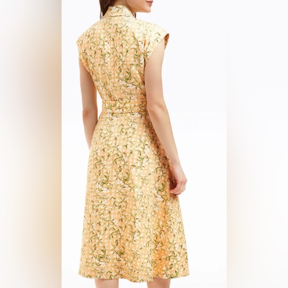Draper James Yellow Floral Midi Dress - Picture 8 of 13